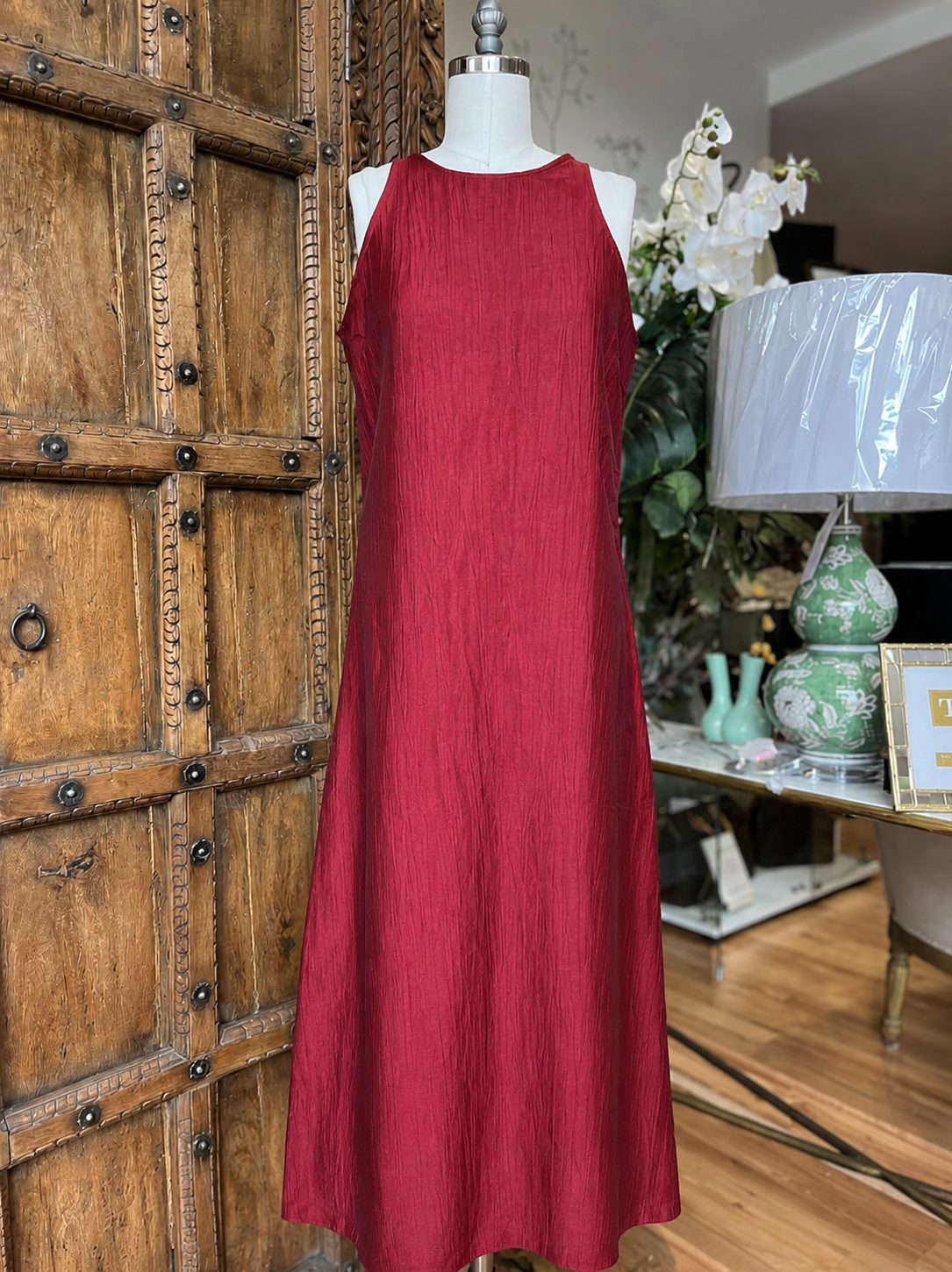 eileen fisher halter dress F/L Halter neck